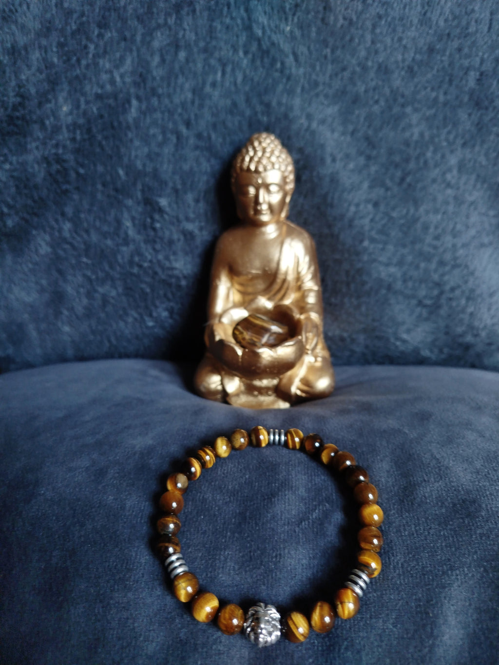 Bracelet d'intention - Présence affirmée (Œil de tigre)