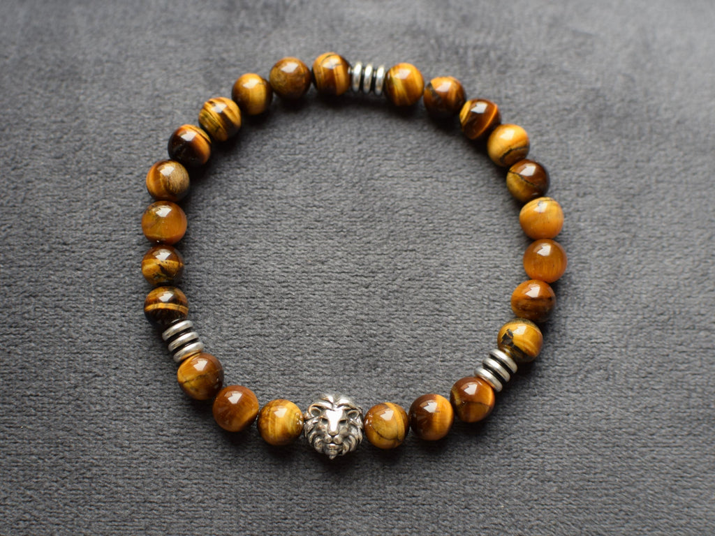 Bracelet d'intention - Présence affirmée (Œil de tigre)