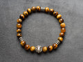 Bracelet d'intention - Présence affirmée (Œil de tigre)