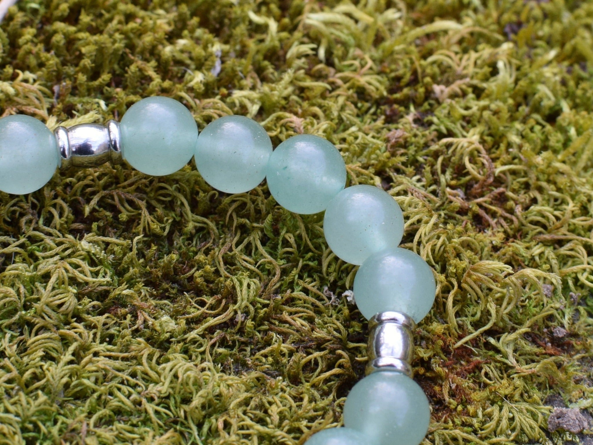Bracelet d'intention - Chance florissante (Aventurine verte)