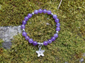 Bracelet d'intention - Fleur d'âme (Améthyste)