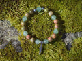Bracelet d'intention - Harmonie sauvage (Unakite & aventurine verte)