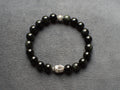 Bracelet d'intention - Sagesse profonde (Obsidienne œil céleste)