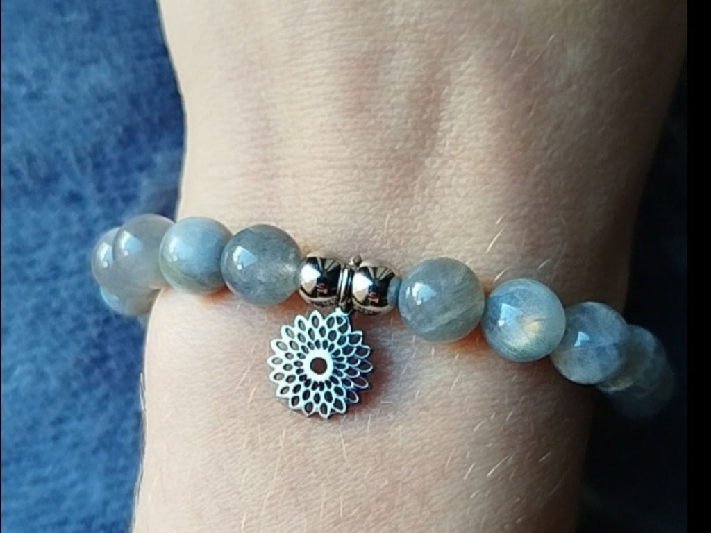 Bracelet d'intention - Aura de protection (Labradorite)