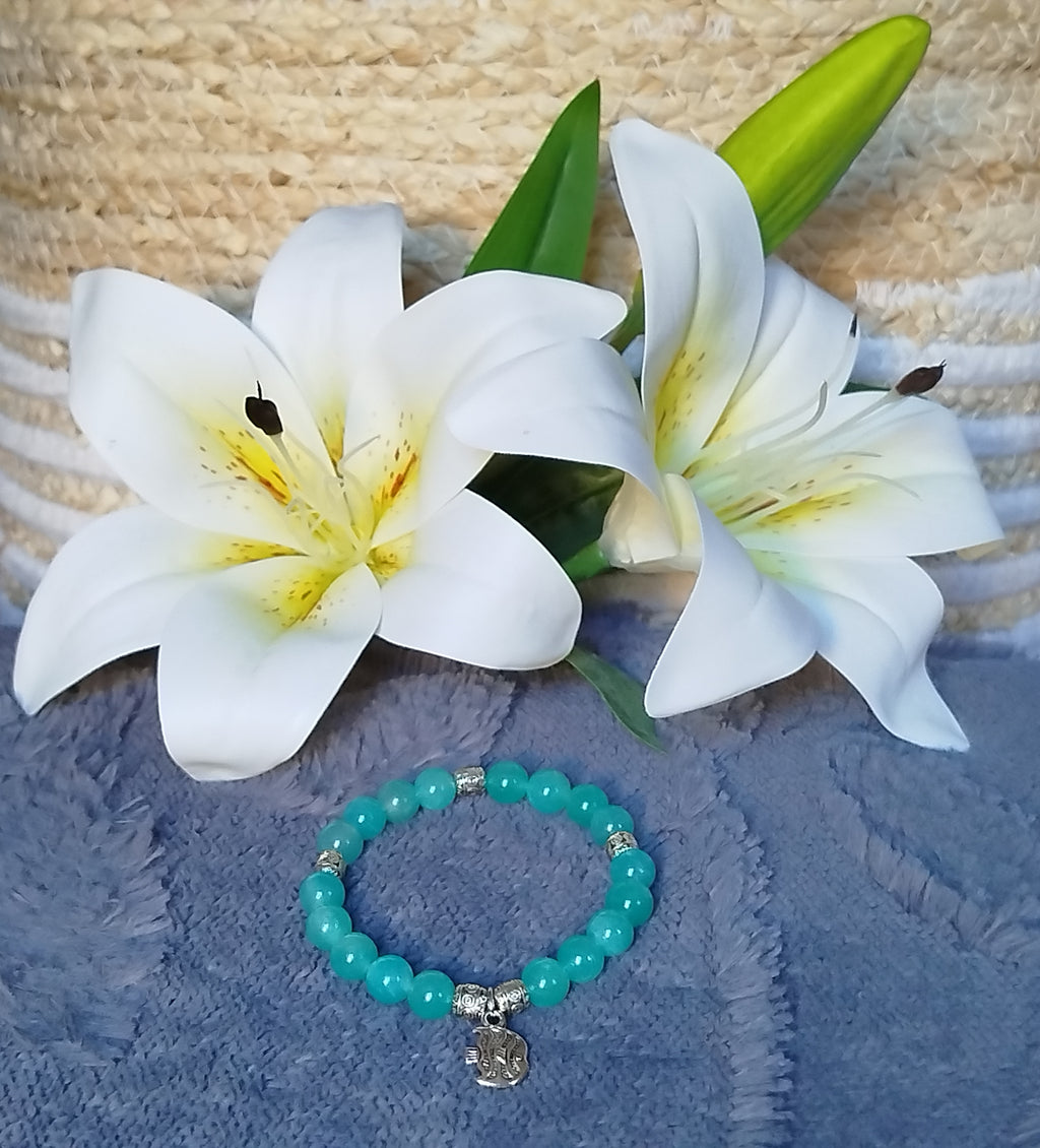 Bracelet d'intention - Courant libre (Amazonite)