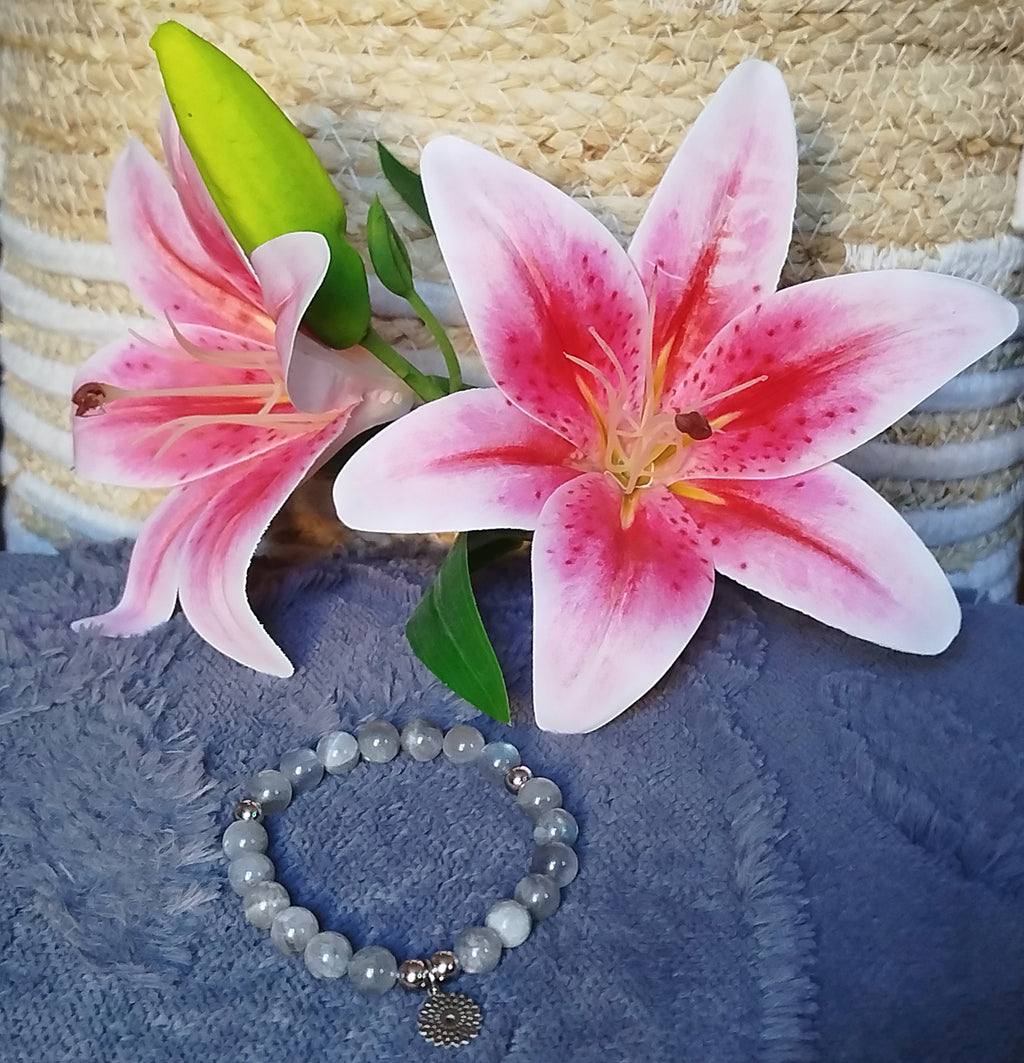 Bracelet d'intention - Aura de protection (Labradorite)