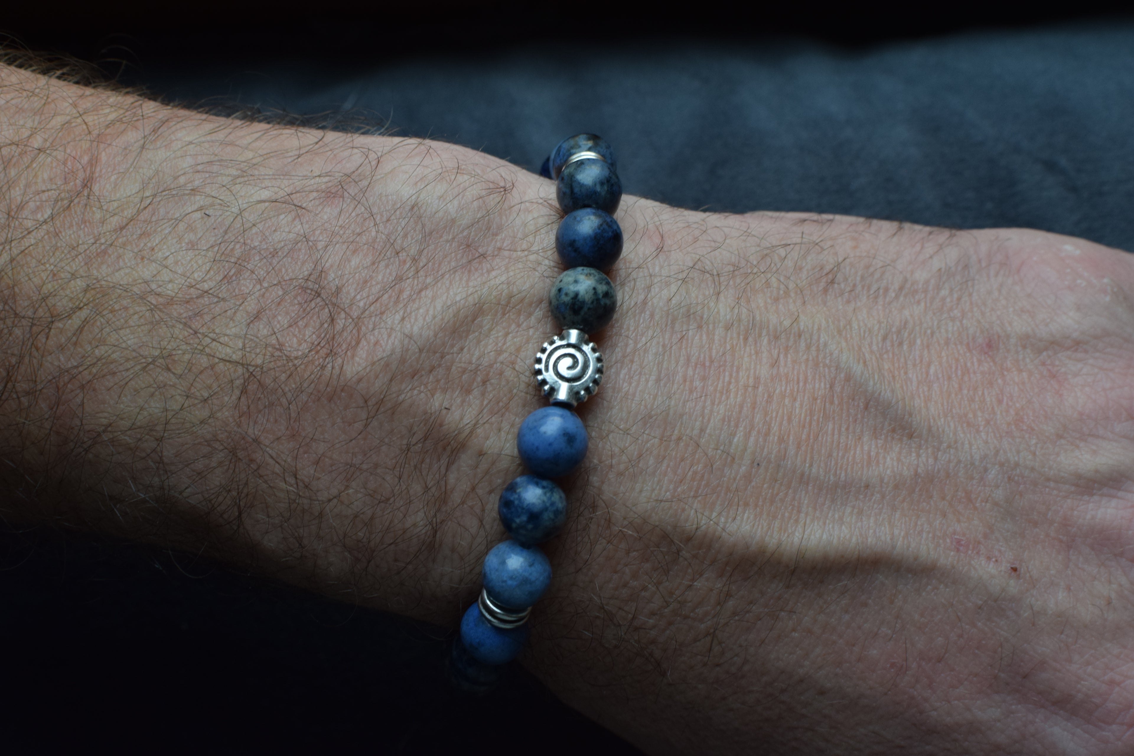 Bracelet d'intention - Présence calme (Dumortiérite)