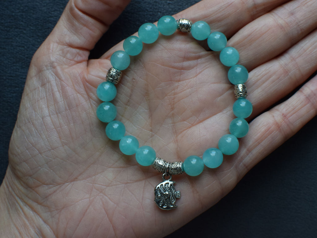 Bracelet d'intention - Courant libre (Amazonite)