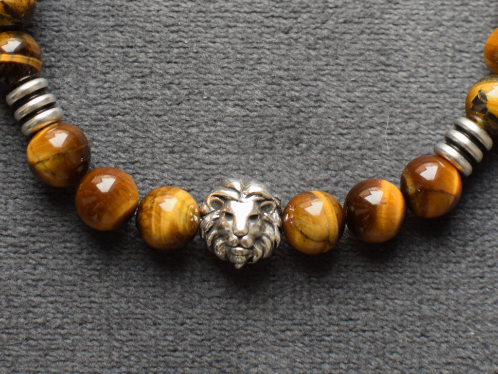 Bracelet d'intention - Présence affirmée (Œil de tigre)