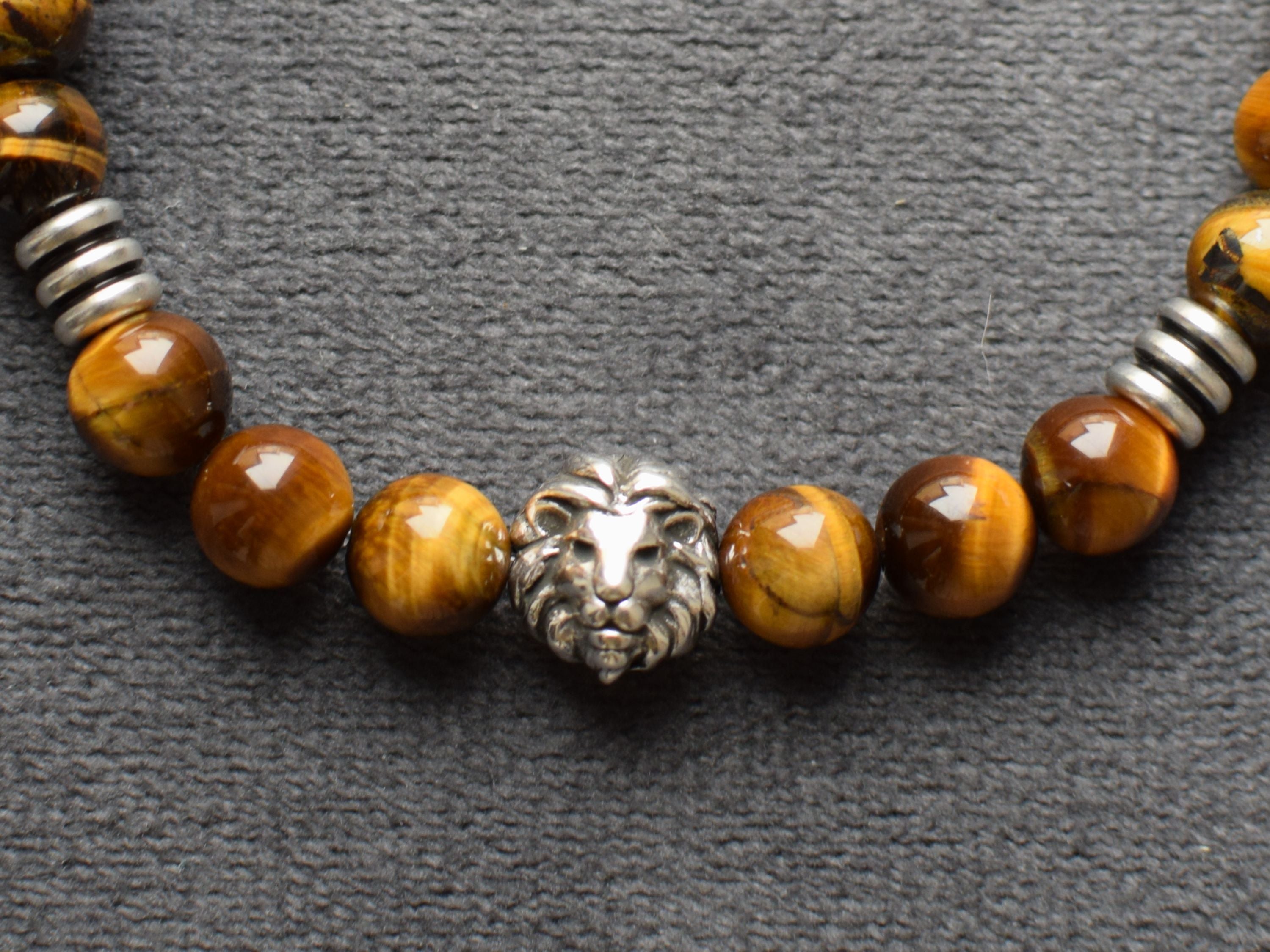 Bracelet d'intention - Présence affirmée (Œil de tigre)