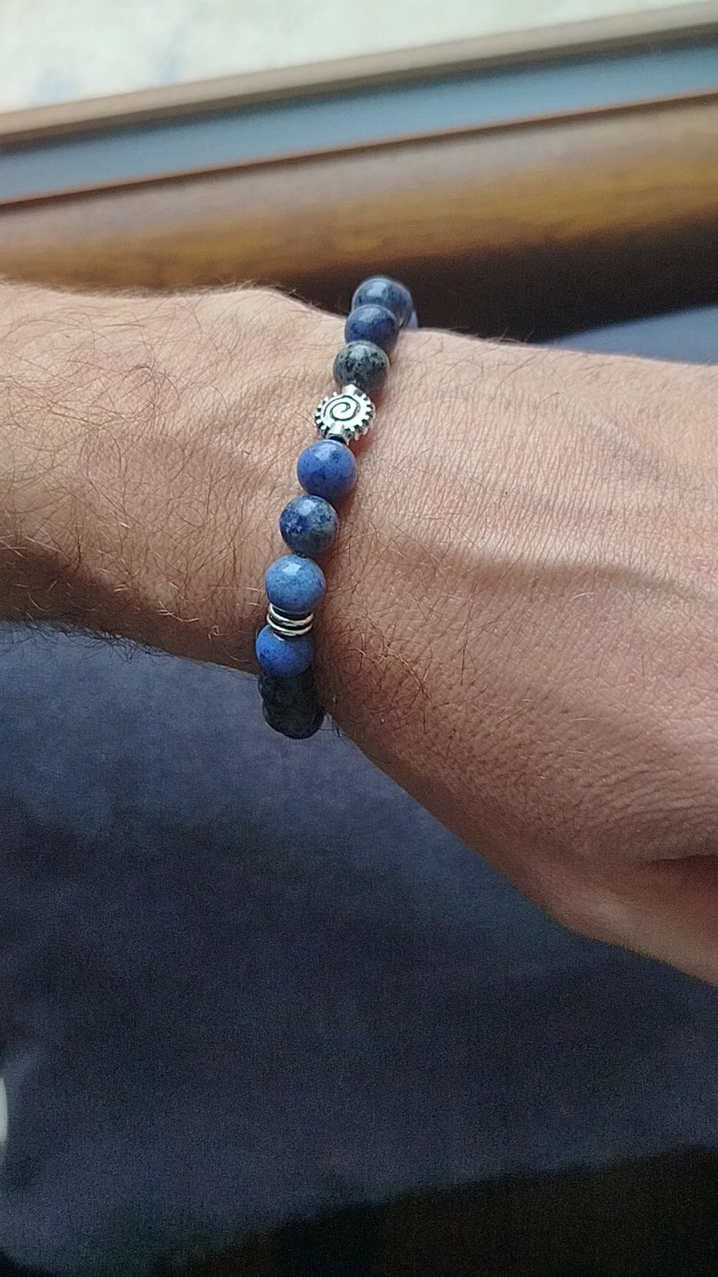 Bracelet d'intention - Présence calme (Dumortiérite)