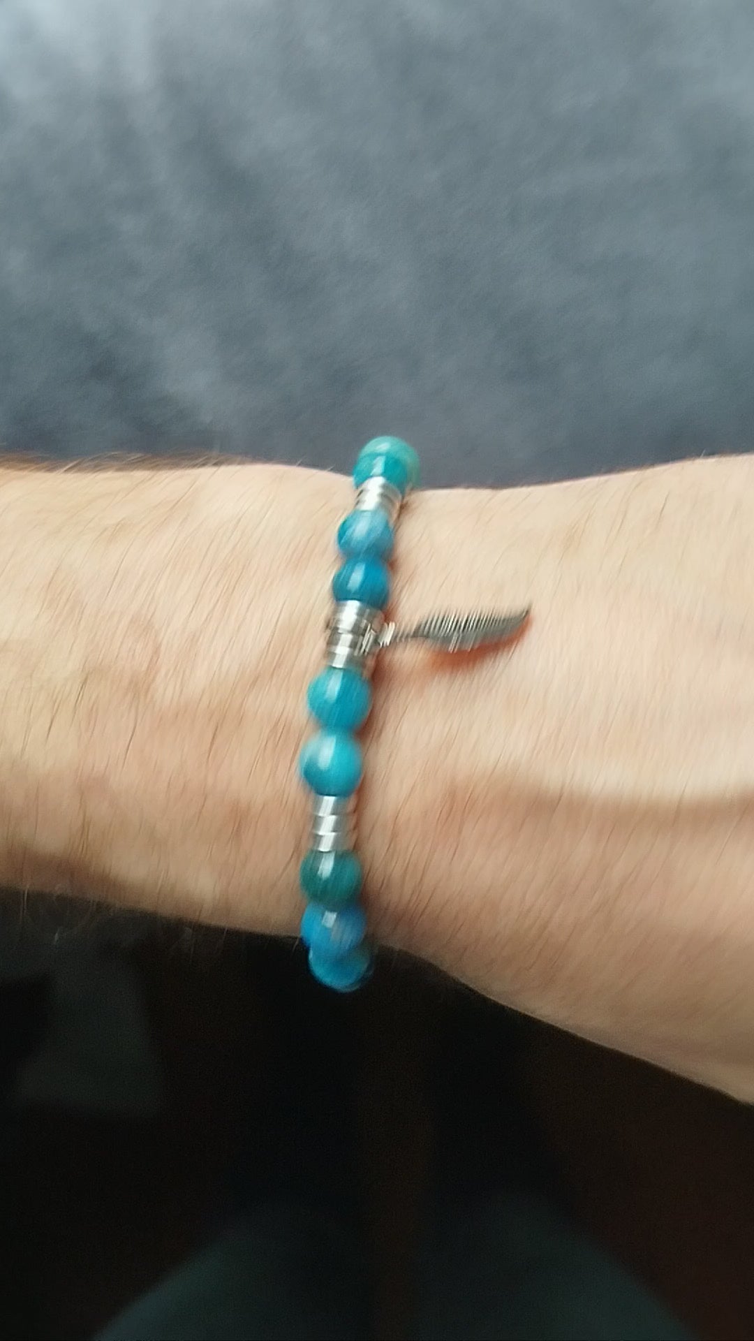 Bracelet d'intention - Souffle d'horizon (Apatite)