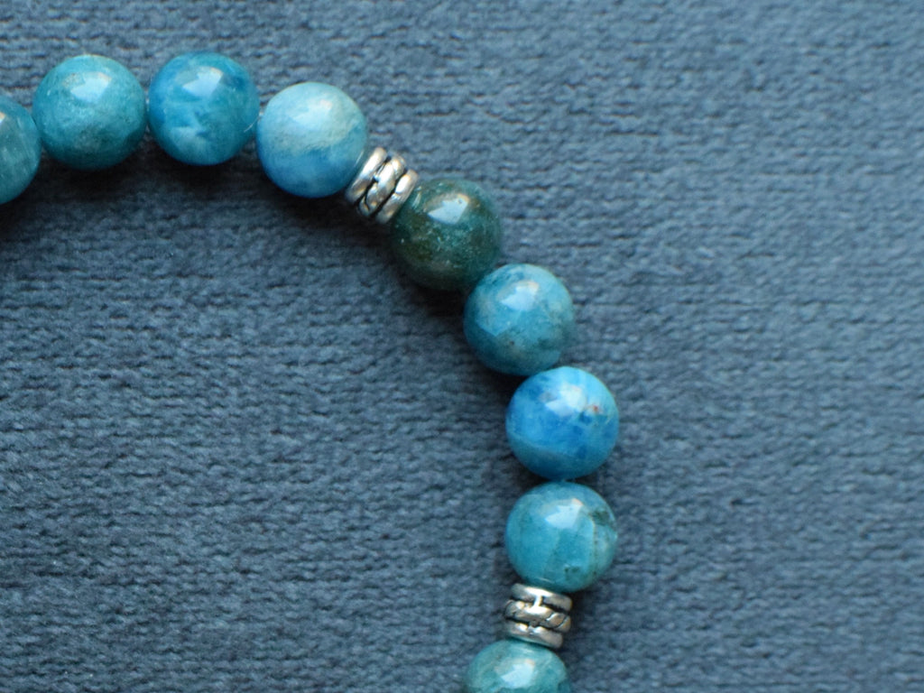 Bracelet d'intention - Expression claire (Apatite)