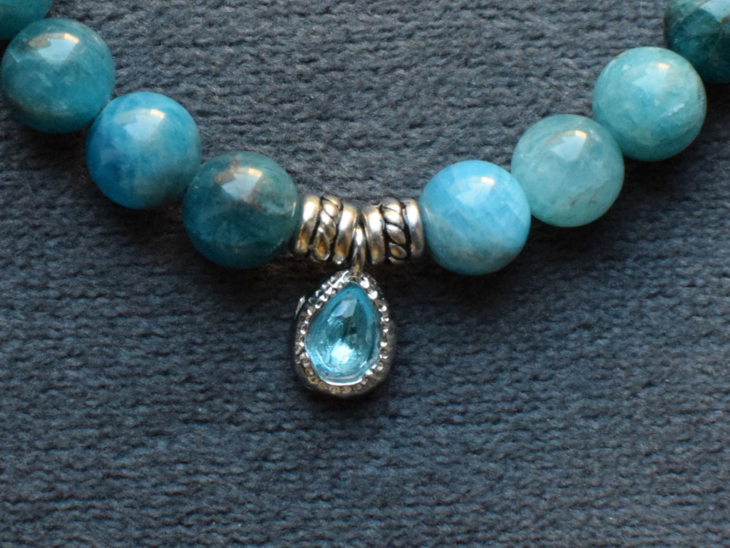 Bracelet d'intention - Expression claire (Apatite)