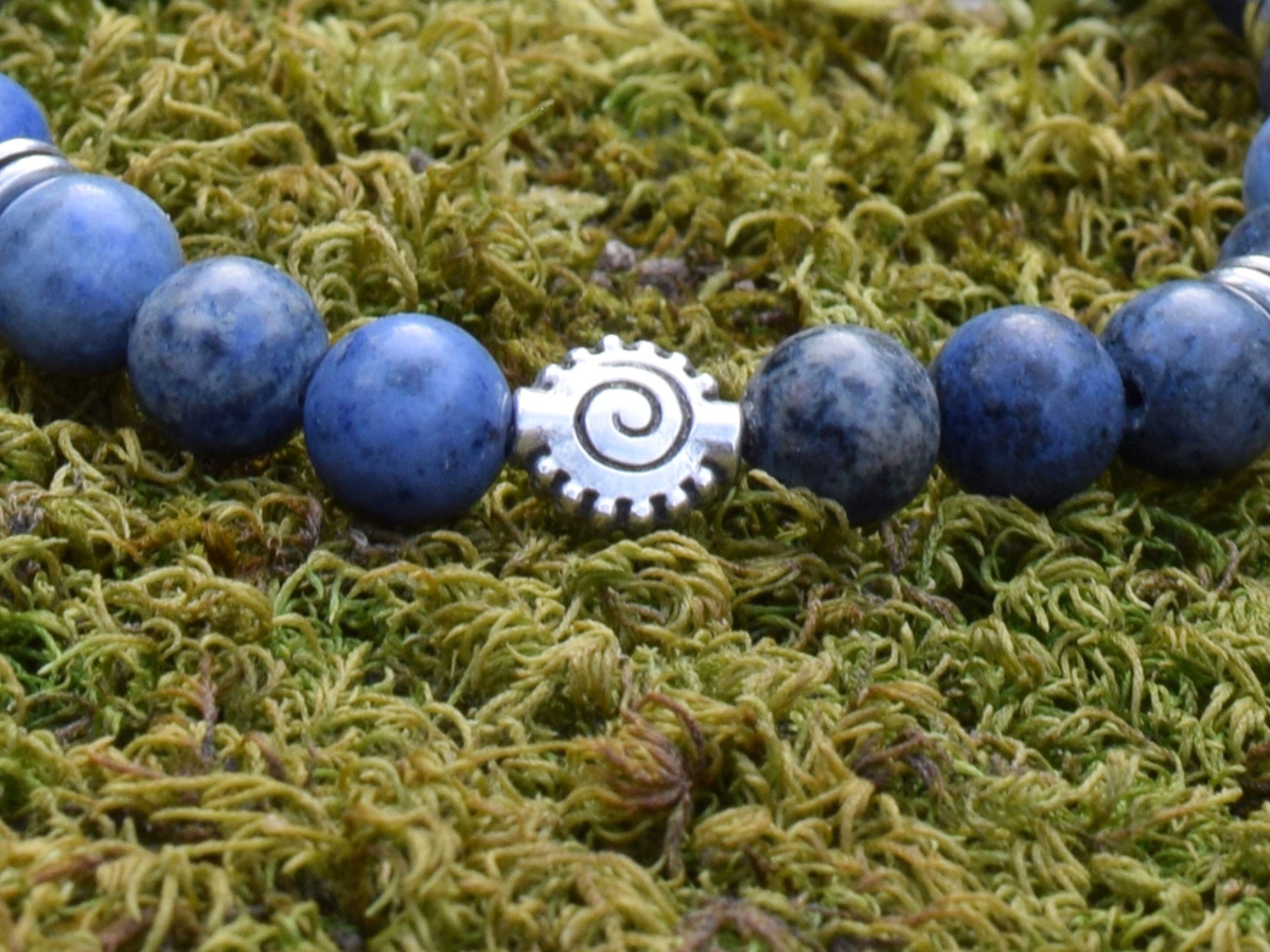 Bracelet d'intention - Présence calme (Dumortiérite)