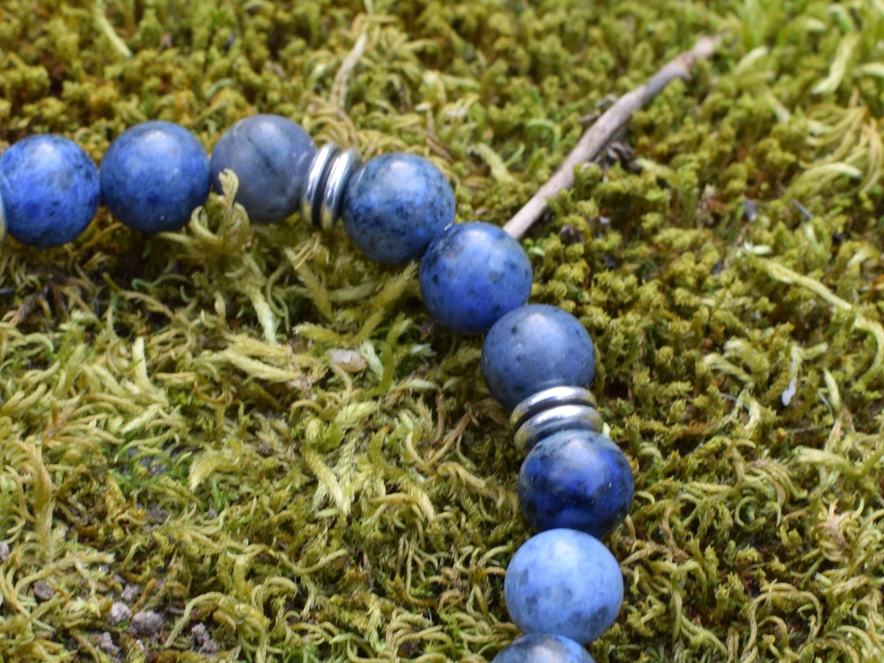 Bracelet d'intention - Présence calme (Dumortiérite)