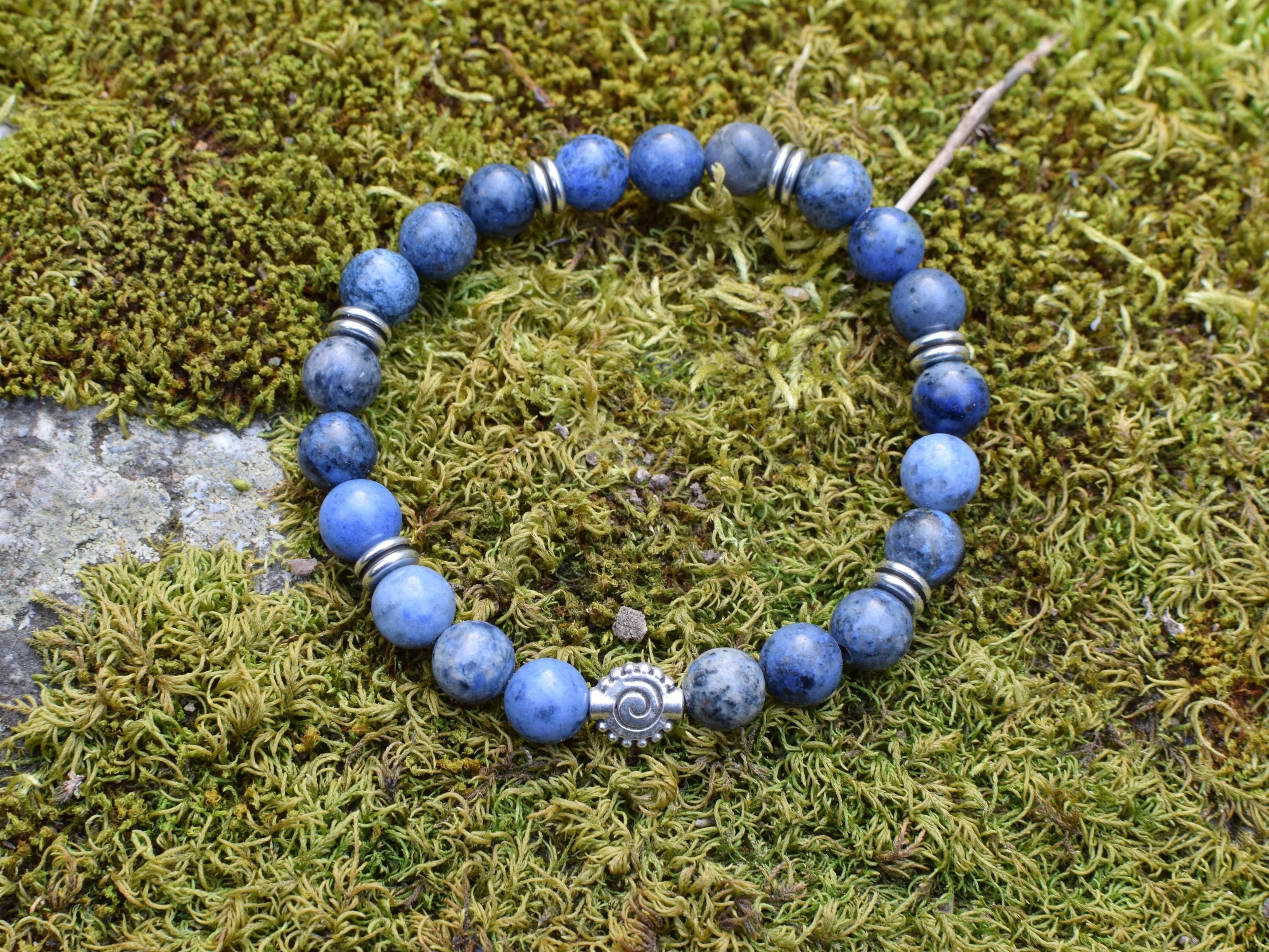Bracelet d'intention - Présence calme (Dumortiérite)