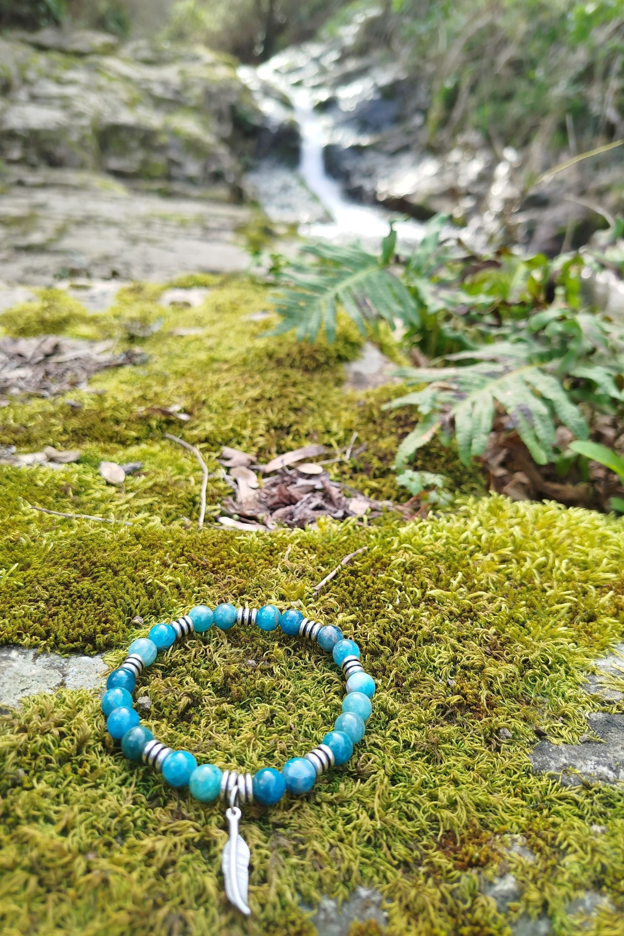Bracelet d'intention - Souffle d'horizon (Apatite)