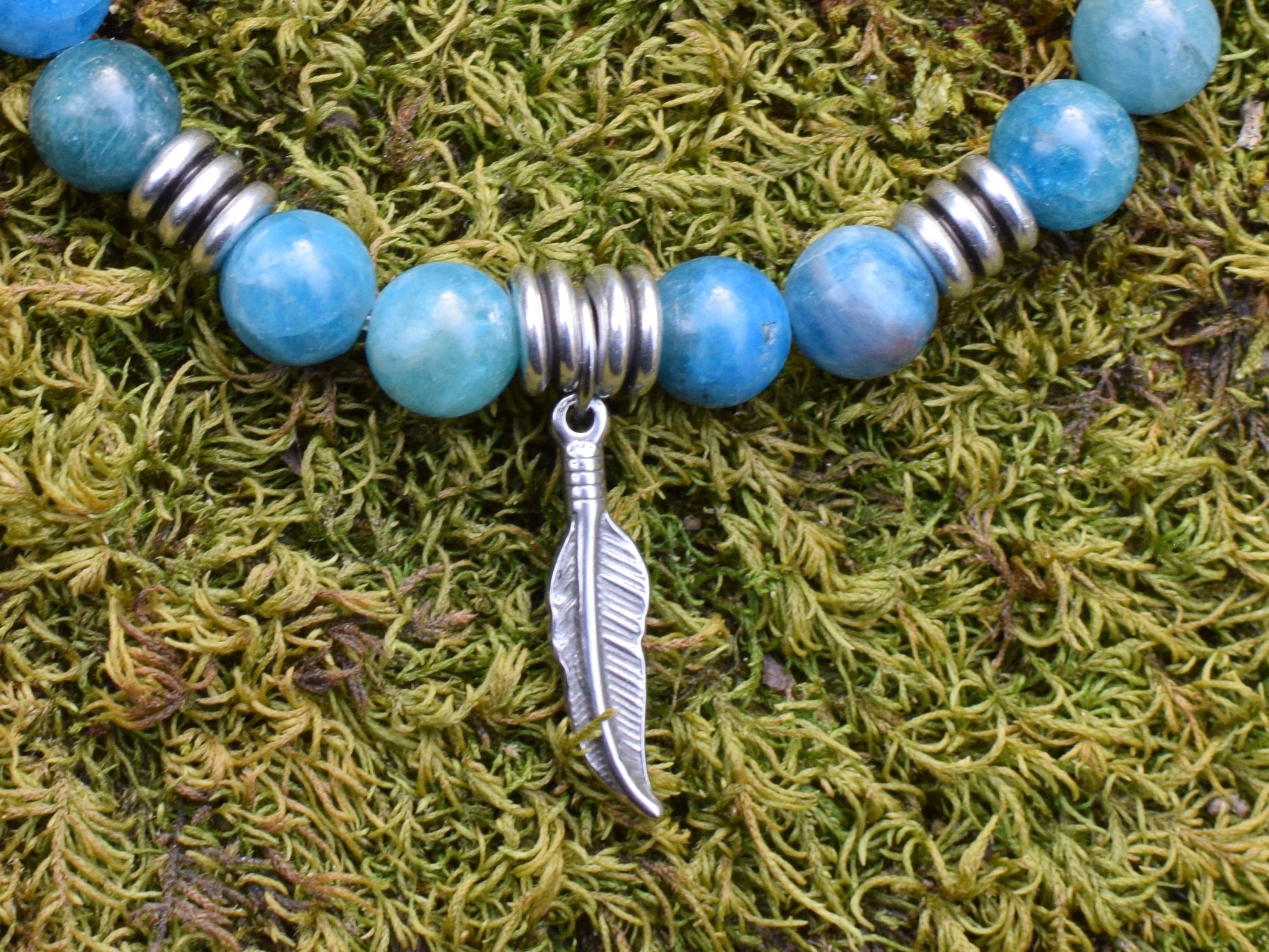 Bracelet d'intention - Souffle d'horizon (Apatite)