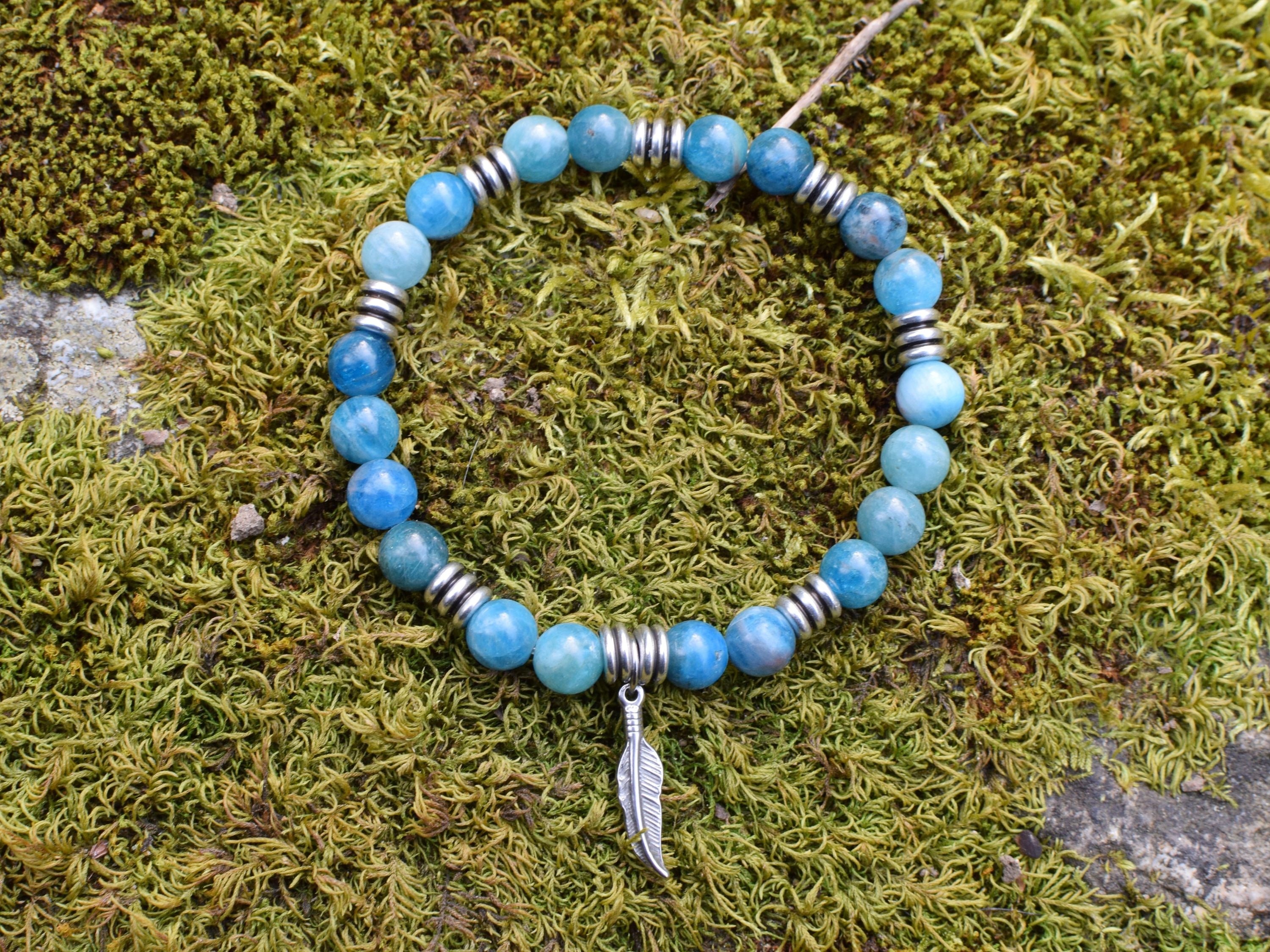 Bracelet d'intention - Souffle d'horizon (Apatite)