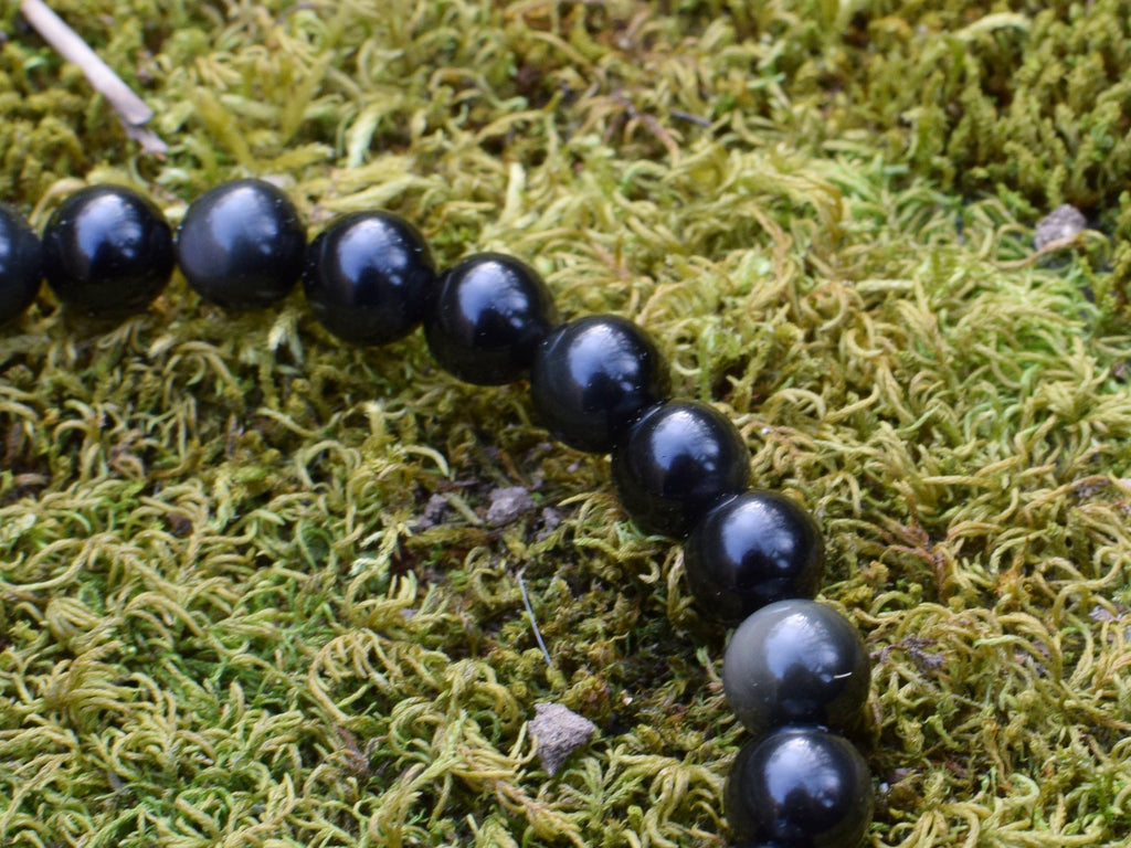 Bracelet d'intention - Racines intérieures (Obsidienne œil céleste)